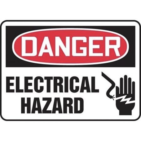 Accuform OSHA DANGER SAFETY SIGN ELECTRICAL MELC017XP MELC017XP